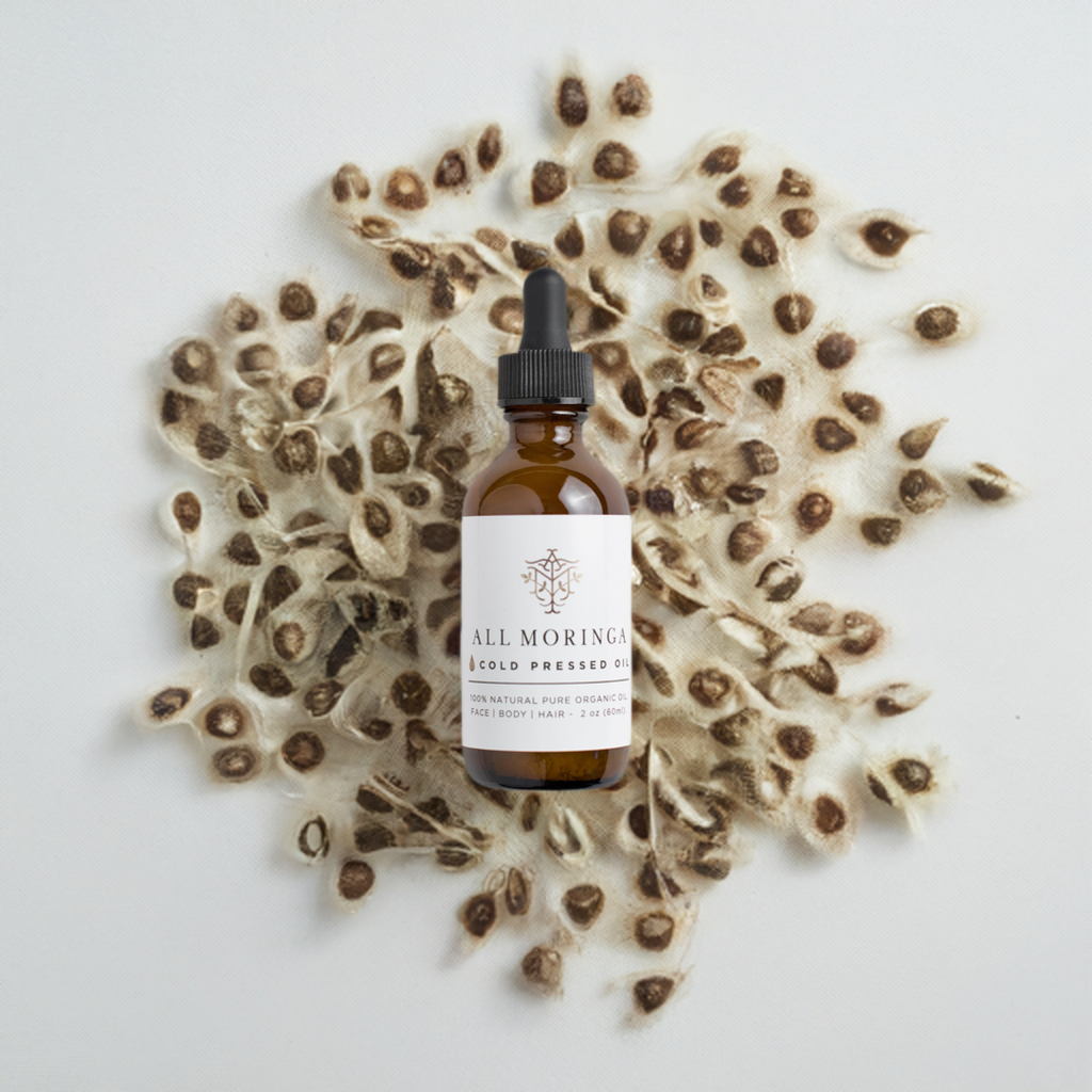 Premium Untouched Pure 100% All Natural Organic Moringa Oleifera Cold Press Seed Oil (Ben oil) for Face,  Body, and Hair. Unscented or Lavender and Ylang Ylang infused (All Skin Types)-3